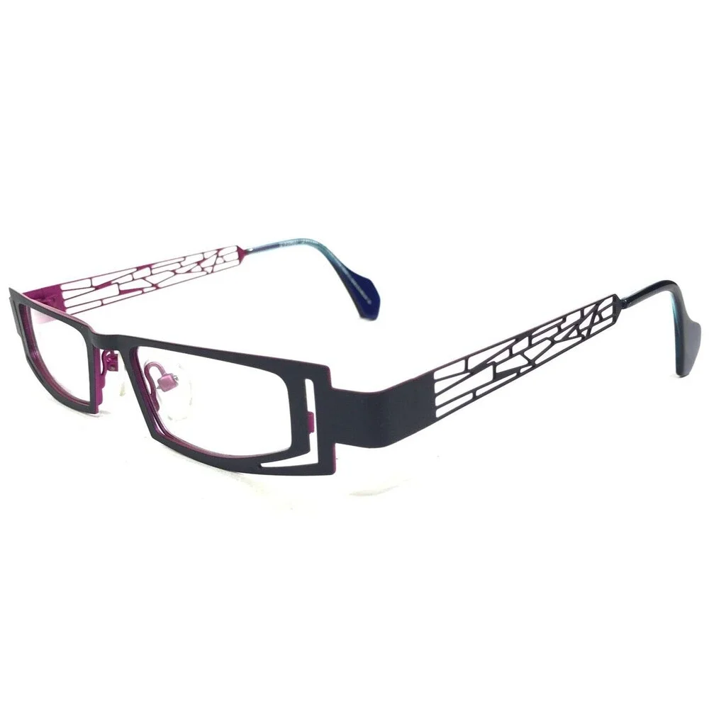 Iyoko-Inyake Eyeglasses Frames IY576 Col.103 Purple Pink Rectangular 44-18-140